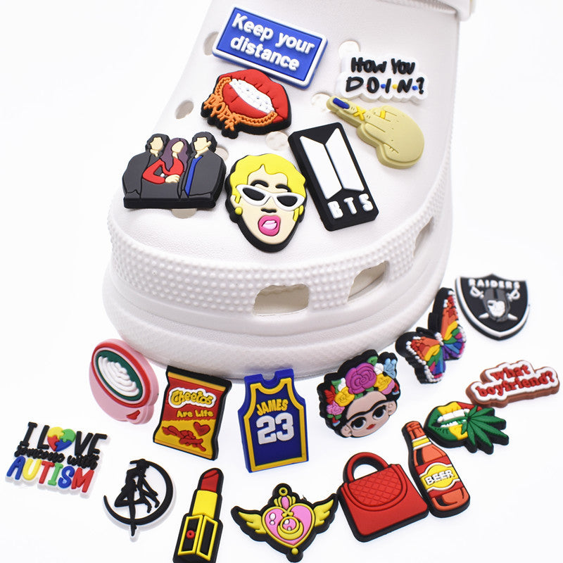 Wholesale Random 100pcs Shoes Accessories Shoes Charms