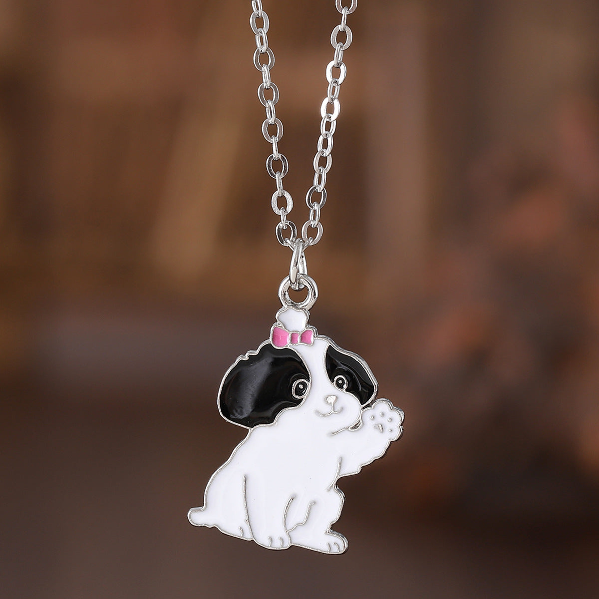 Wholesale Cute Animal Cartoon Oil Drop Necklace ACC-NE-zhiyu008
