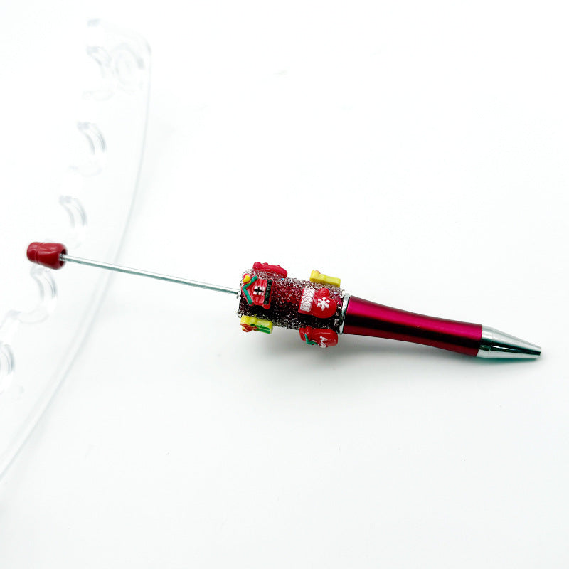 Wholesale  10pcs Christmas sugar beaded pen rhinestone stars sugar pen