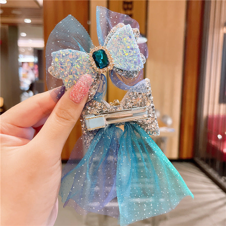 Wholesale Cartoon cute bow hairpin set