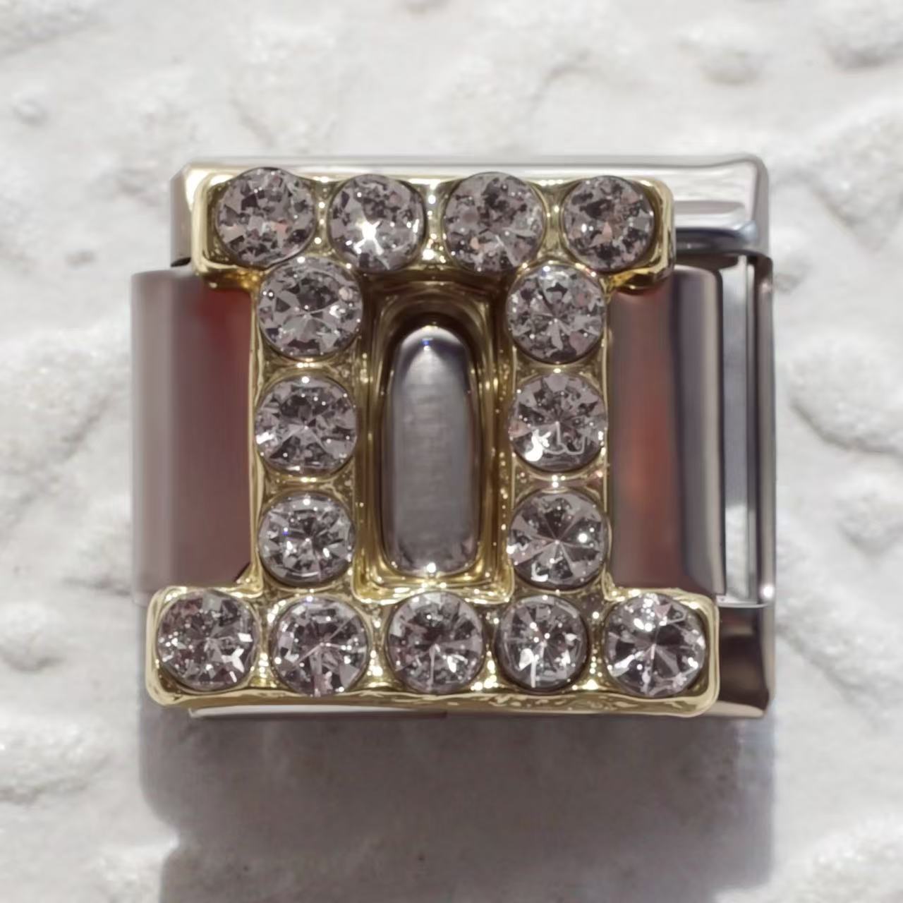 Wholesale 5pcs  Italian Charm Bracelet 9mm DIY 12 contions   Creative Stainless Steel Composable Bracelet