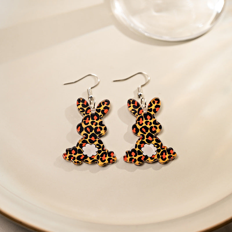 Wholesale Acrylic Easter bunny earrings