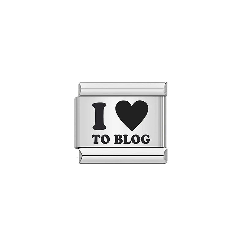 Bracelet de charme italien en gros 9 mm DIY Splicing Love Bracelet composable en acier inoxydable