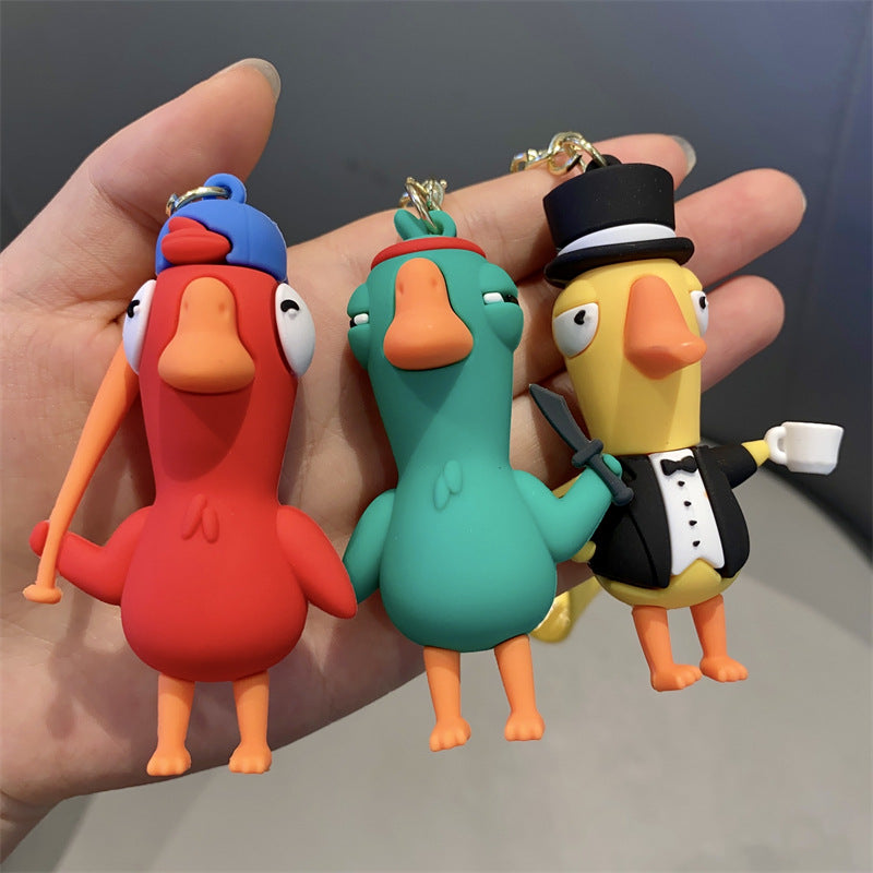 Wholesale Cartoon Cute Silicone Keychain ACC-KC-Lanb010