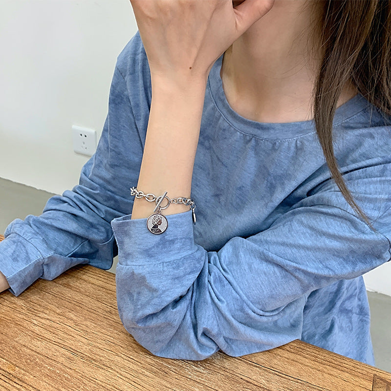 Wholesale Titanium Steel Stacked Multi-layered Jewelry Men's Bracelets Layered Bracelet Set ACC-BT-Meihun003