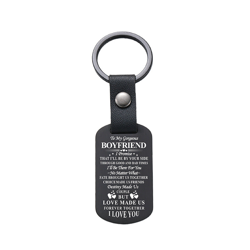 Wholesale Valentine's Day Metal Leather Keychains ACC-KC-GangGu026