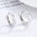 Wholesale S925 Sterling Silver Corner Earrings