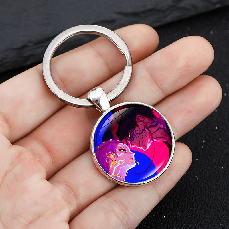 Wholesale kpop cartoon anime keychain