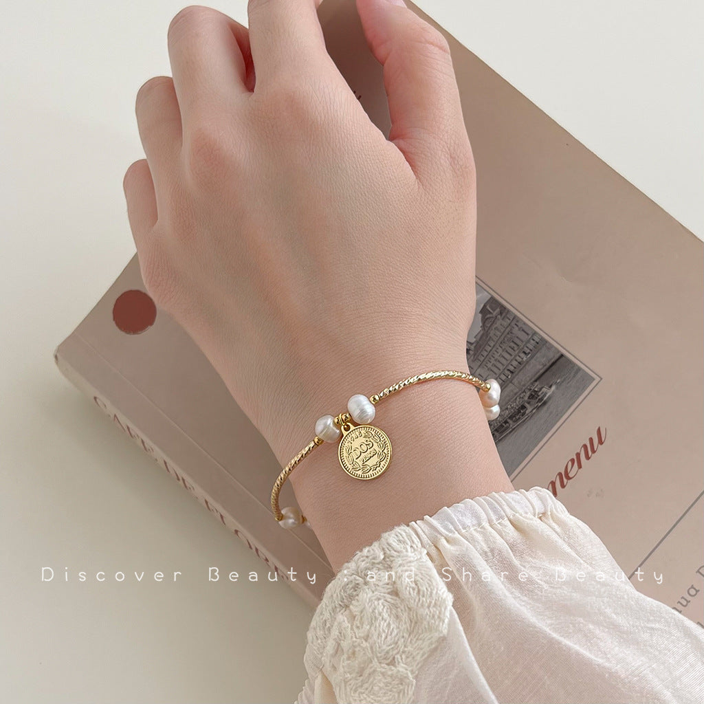 Wholesale Baroque natural pearl bracelet