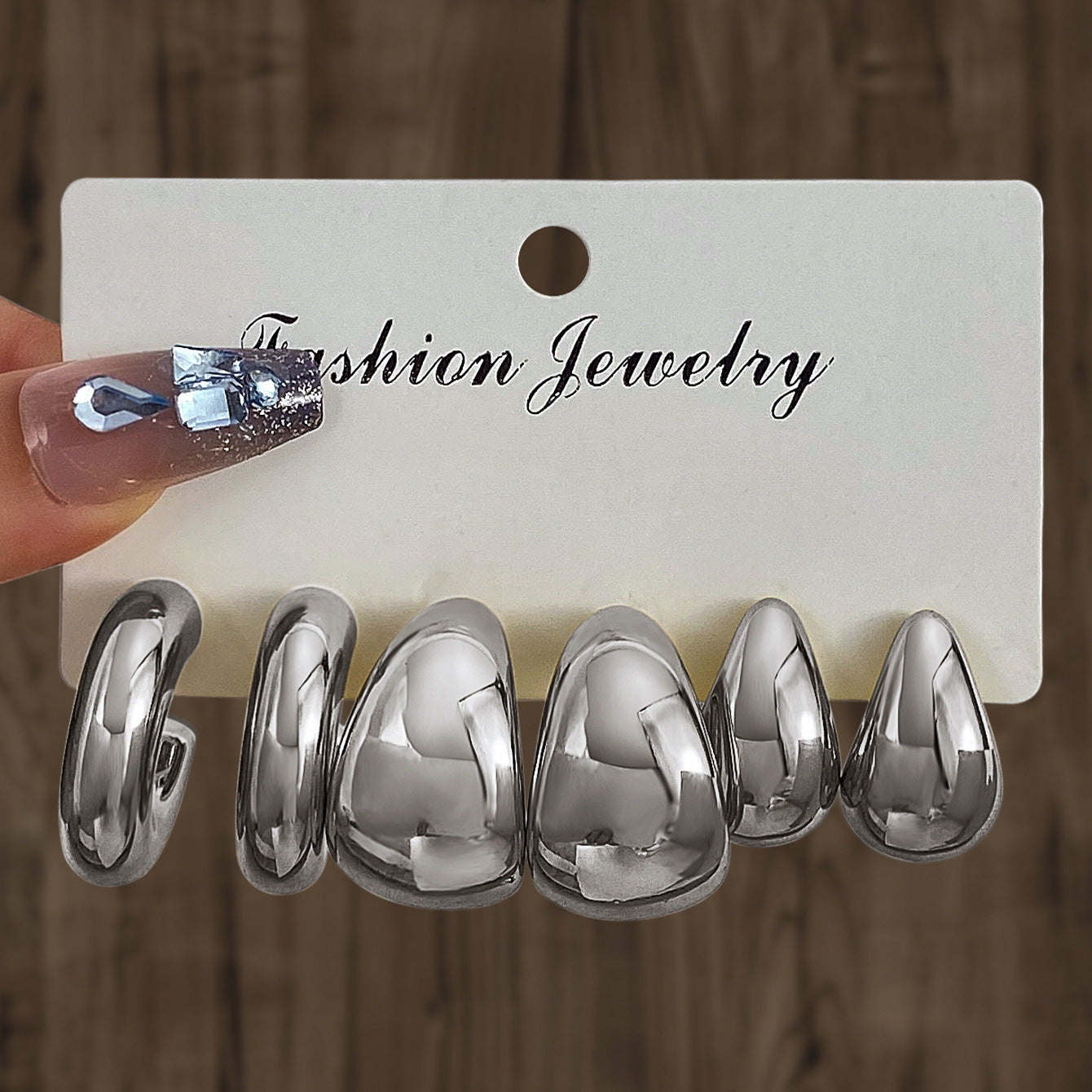 Wholesale Double twist earring set