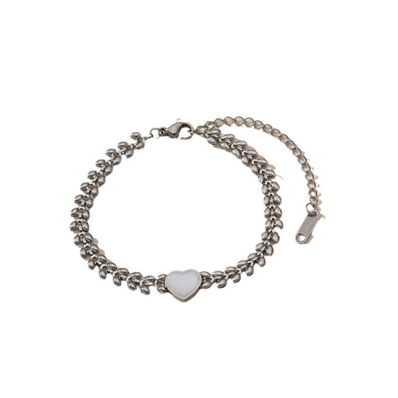 Wholesale Titanium Steel Double Layer Love Bracelet Boutique Resale