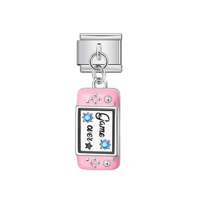 Wholesale Cartoon Stainless Steel DIY Bracelet Charms - Fashion Accessory for Resale