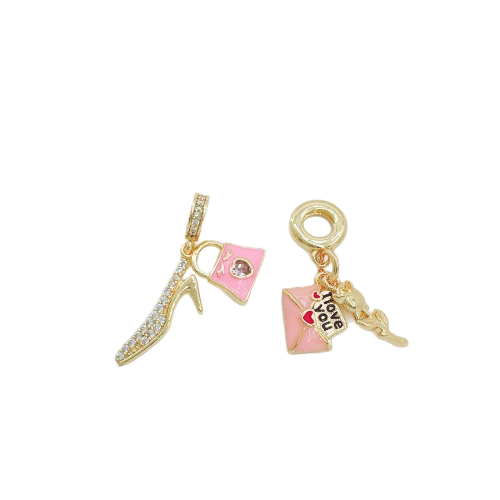 Wholesale Simple European Style Gold Plated Copper Necklace Pendant Fashion Accessory for Gift or Boutique Resale