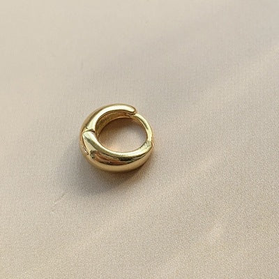 Wholesale Retro minimalist cool circle earrings