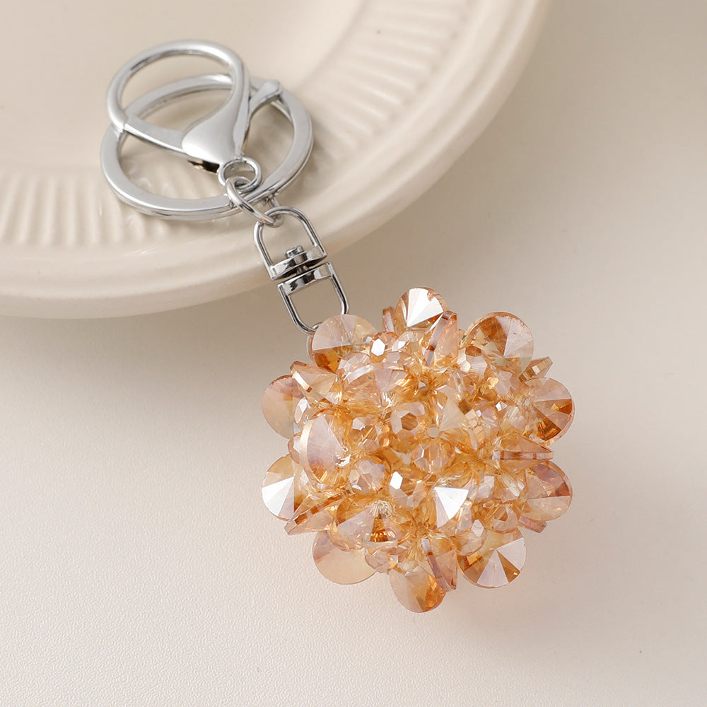 Wholesale Crystal Ball Car Metal Keychain ACC-KC-CH059