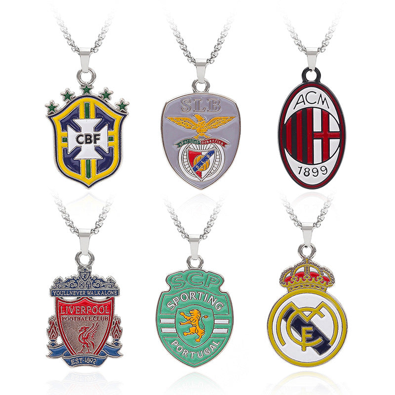 Wholesale Double Sided Pendant Zinc Alloy Necklace ACC-NE-Teguang003