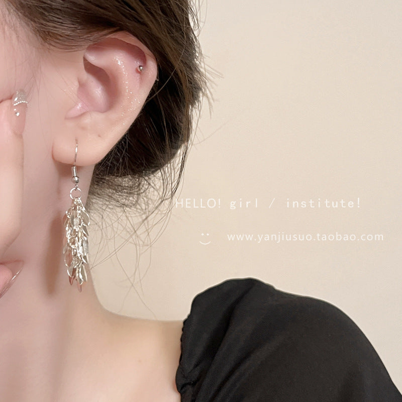 Wholesale Shiny Wheat Tassel Earrings