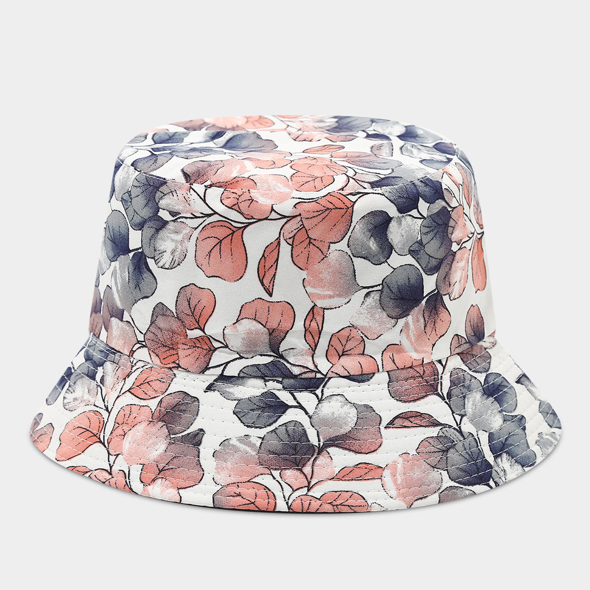 Wholesale Double-Sided Fisherman Hat  Flower Pattern Basin Hat