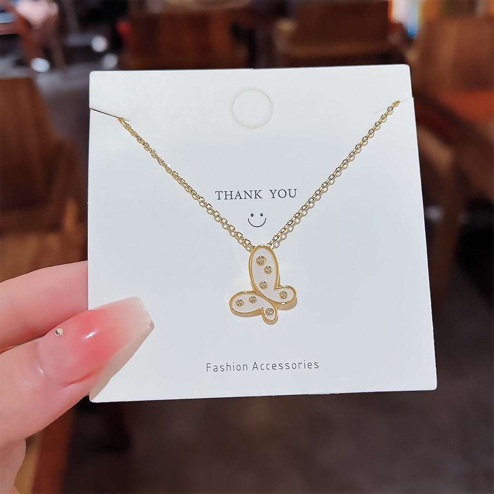 Wholesale Titanium Steel Non-fading Necklace Clavicle Chain Choker Necklace ACC-NE-Xiyue001