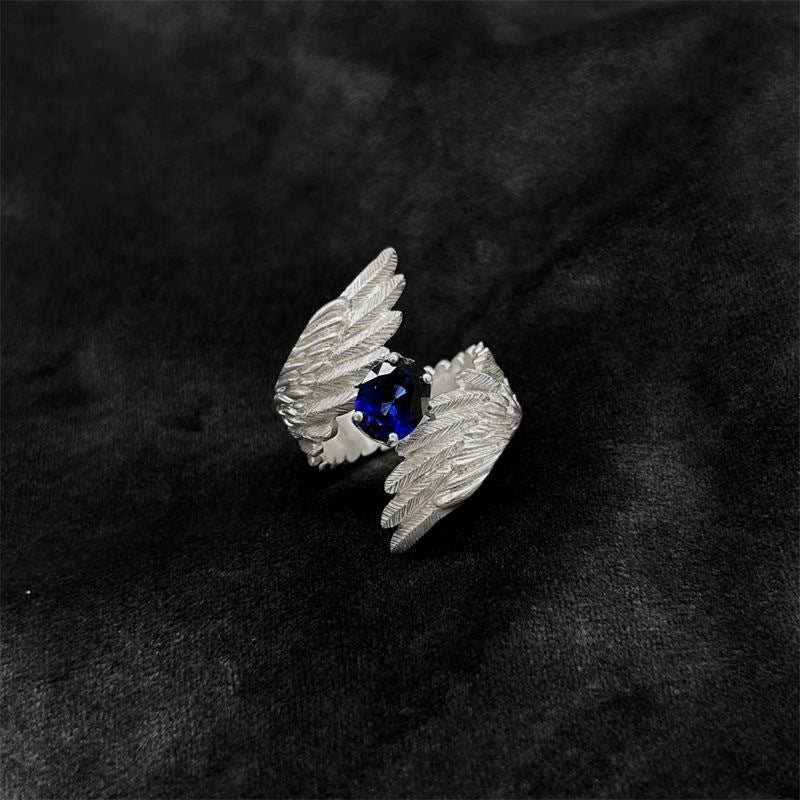 Wholesale  Diamond Sapphire High-End Simple Ring