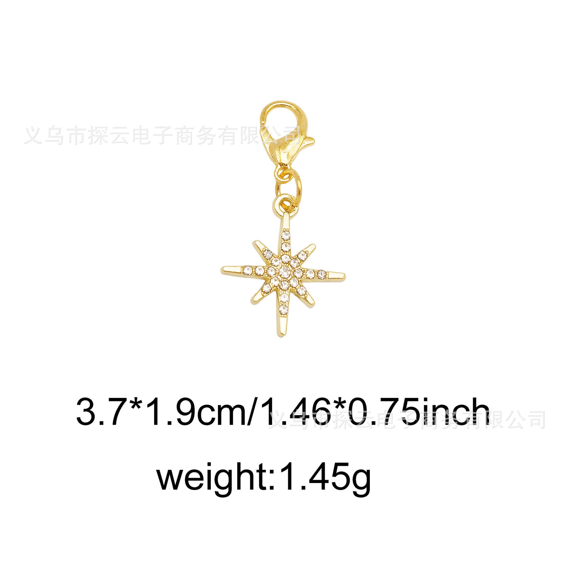 Wholesale Bowknot Heart-Shaped Zircon Diamond   Charms