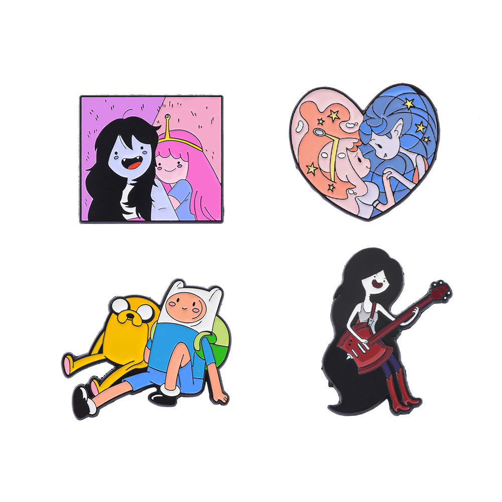 Wholesale Cute cartoon metal brooch