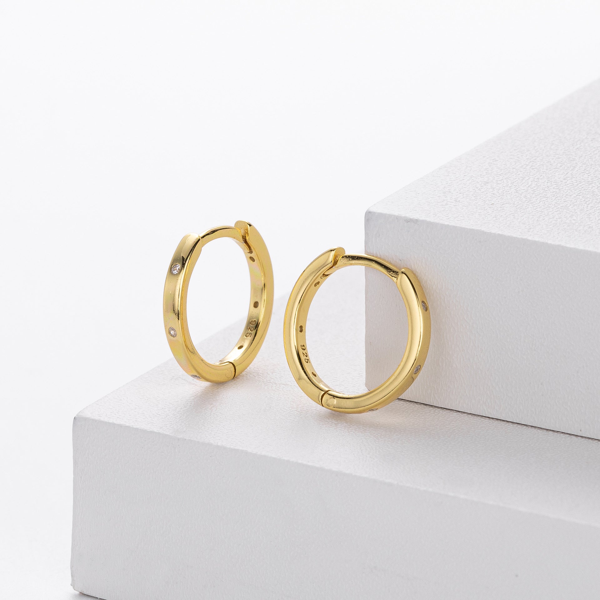 Wholesale  S925 Sterling Silver Diamond Earrings  All-match Earrings