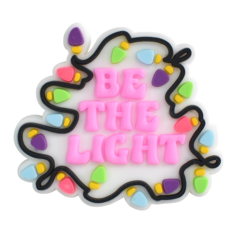 Wholesale Random 100pcs Christmas PVC Soft Rubber Shoe Buckle Decoration ACC-SC-RYY062