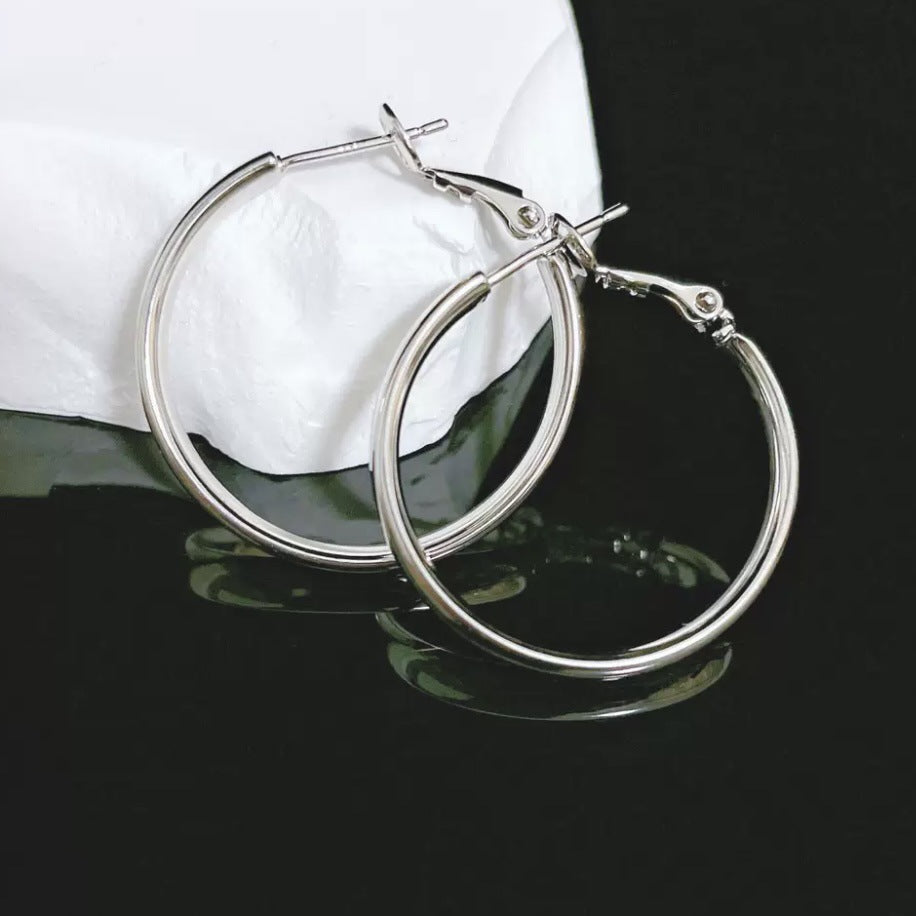 Wholesale Large Hoop Earrings Copper 18k Gold Plated Earrings ACC-ES-MiYe001