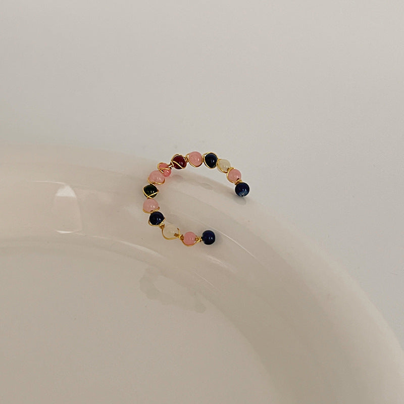 Wholesale  Personalized Beaded Index Finger Ring