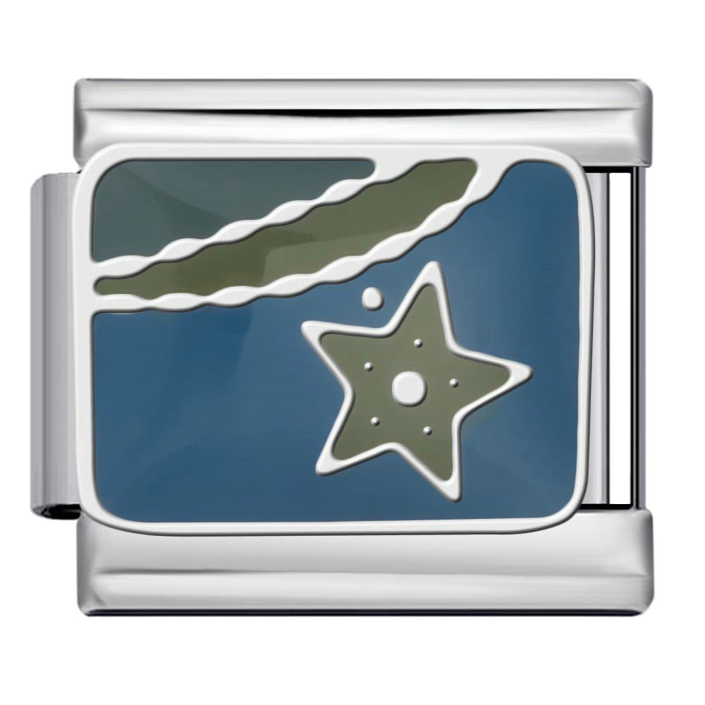 Wholesale Italian Charm Bracelet 9mm DIY  gold-plated enamel   Creative Stainless Steel Composable Bracelet