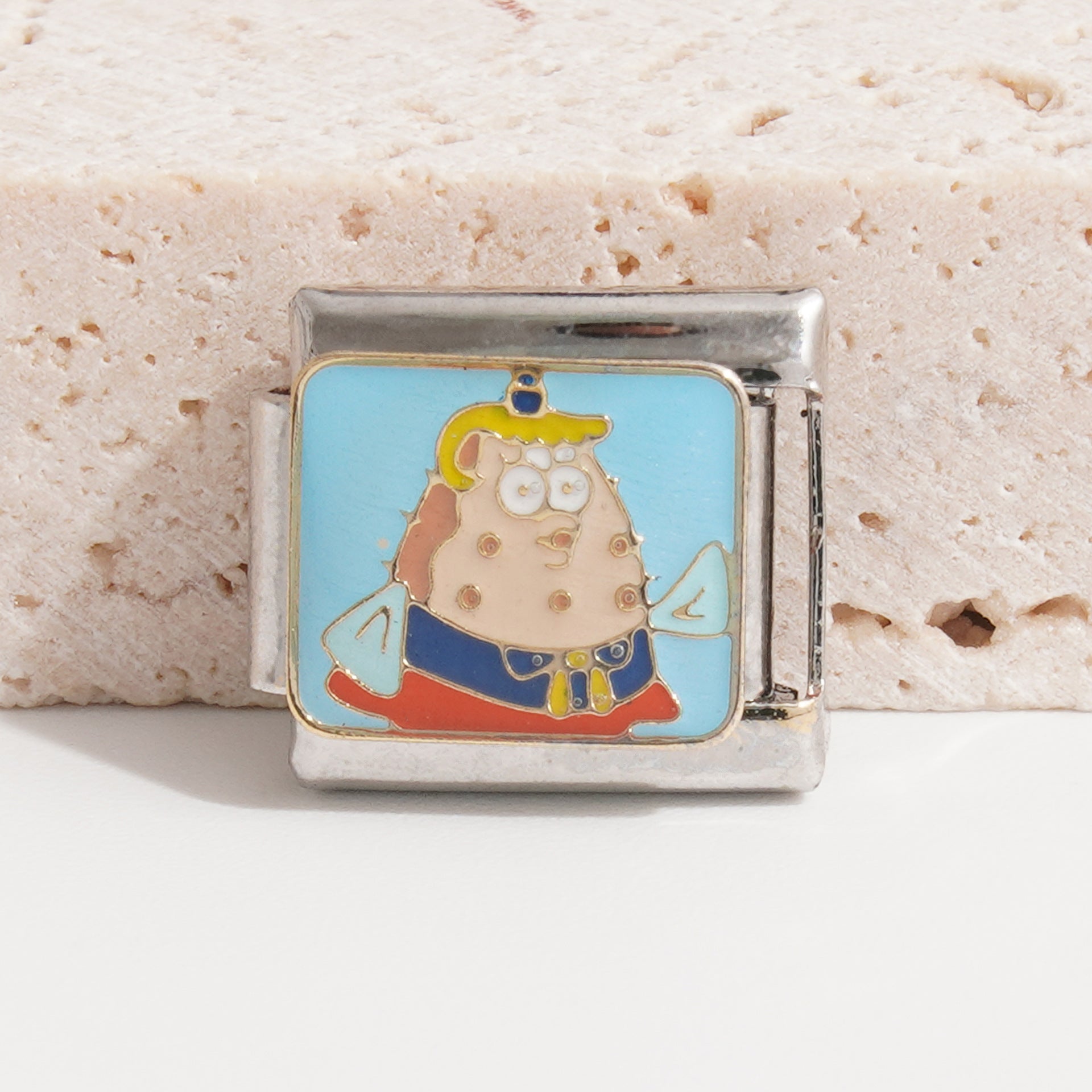 Wholesale Italian Charm Bracelet 9mm DIY Splicing Cute Creative Stainless Steel Composable Bracelet