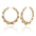 Wholesale  Personality Exaggerated Super Large Bamboo Earrings