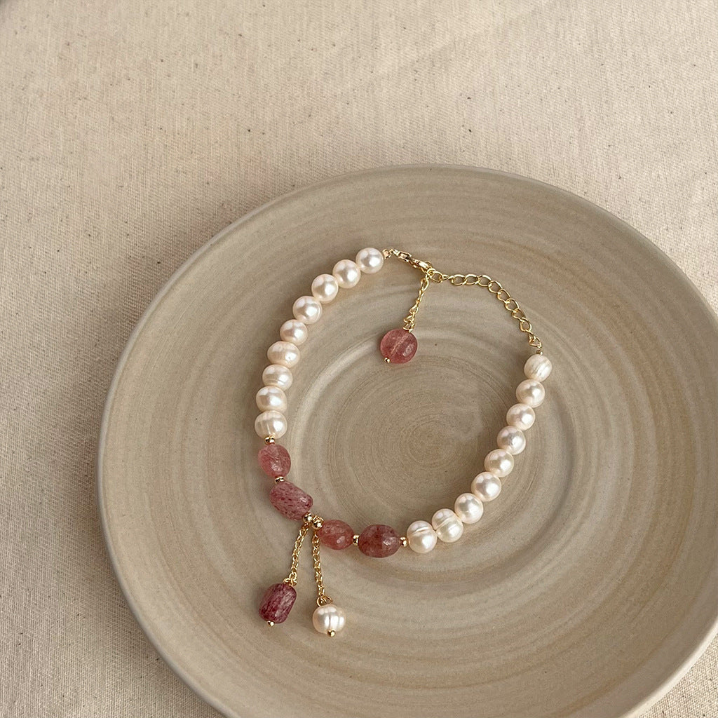 Wholesale Baroque natural pearl bracelet