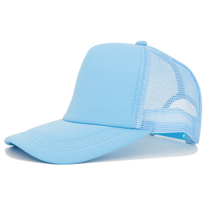 Wholesale Outdoor Solid Color Light Plate Mesh Hat Embroidery Baseball Cap ACC-HT-XiongYing001