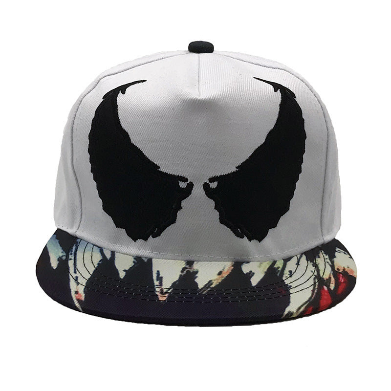 Wholesale Flat Brim Hip Hop Hat Wings Embroidery Baseball Cap ACC-HT-Huiyu005
