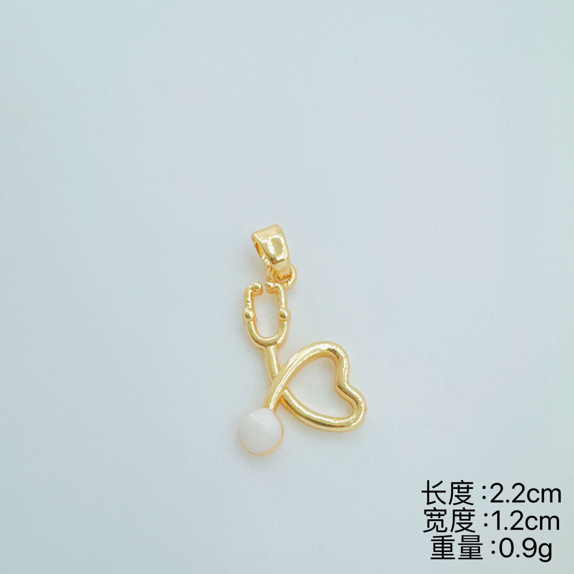 Wholesale Medical Stethoscope Necklace Pendant,  Chic Fashion Accessory for Nurse Gift Boutique