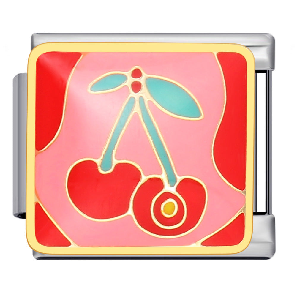 Wholesale Italian Charm Bracelet 9mm DIY Splicing Cute Creative Stainless Steel Composable Bracelet