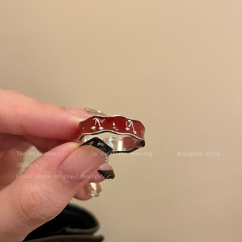 Wholesale  Funny Cartoon New Apple Dog Ring