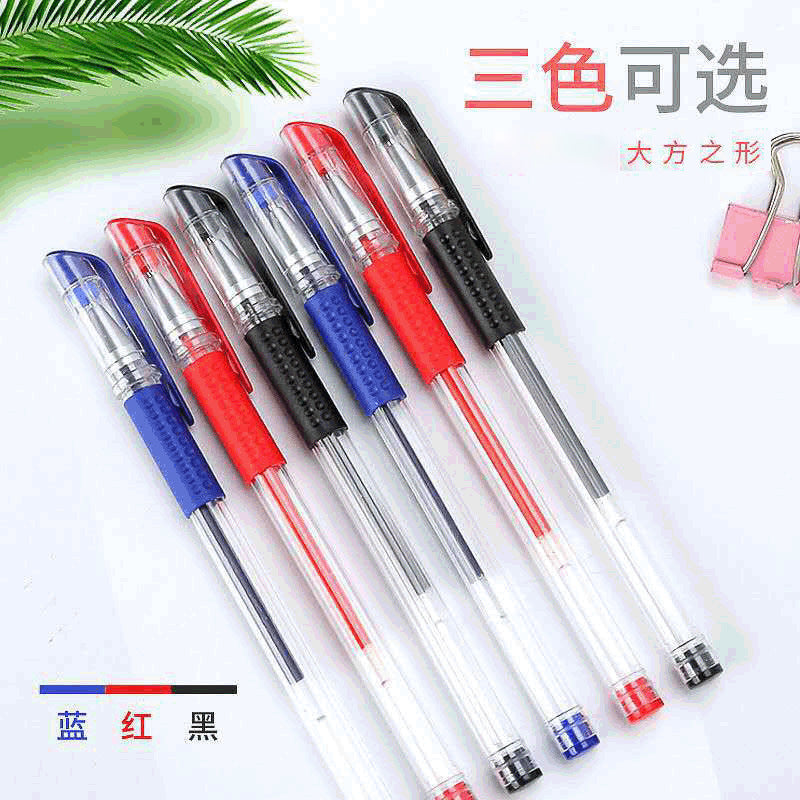 Wholesale 0.5 Bullet Black Blue Red Plastic Pen