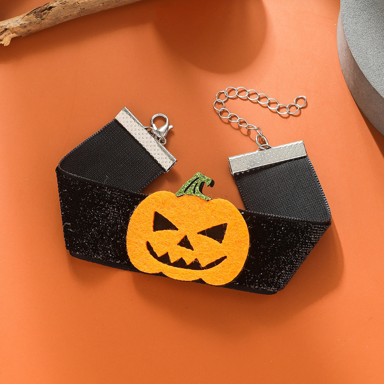 Wholesale Halloween Cartoon Cute Pumpkin Bat Bracelet ACC-BT-JunJie015