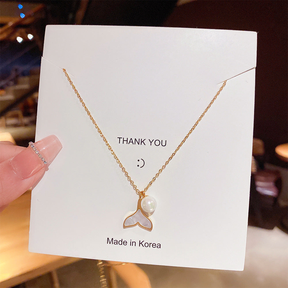 Wholesale Titanium Steel Non-fading Necklace Clavicle Chain Choker Necklace ACC-NE-Xiyue001