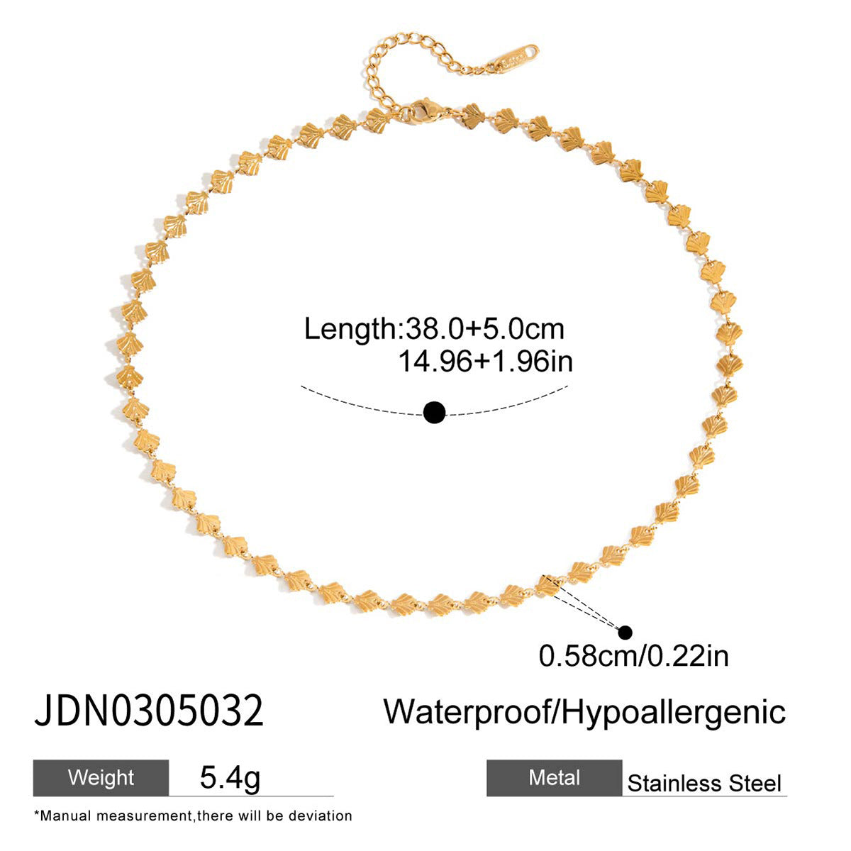 Wholesale  18K Gold Stainless Steel Sunflower Flower Handmade Chain Necklaces