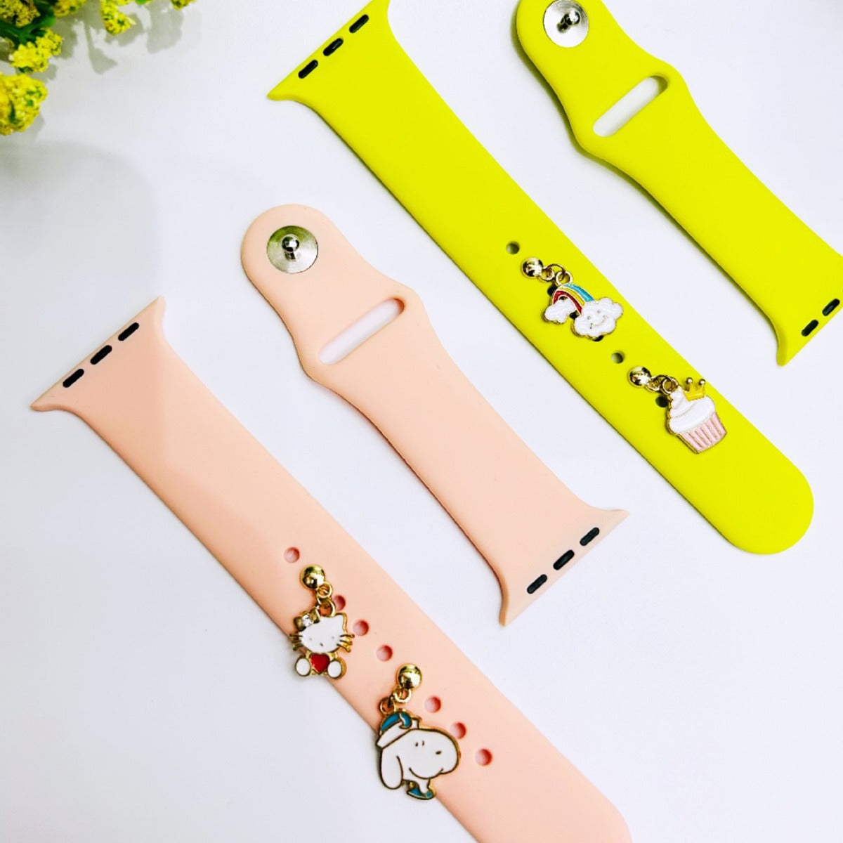 Wholesale Anime Style Gold Plated Zinc Alloy Watch Band Connector DIY Jewelry Accessory For Smartwatch Strap Replacement