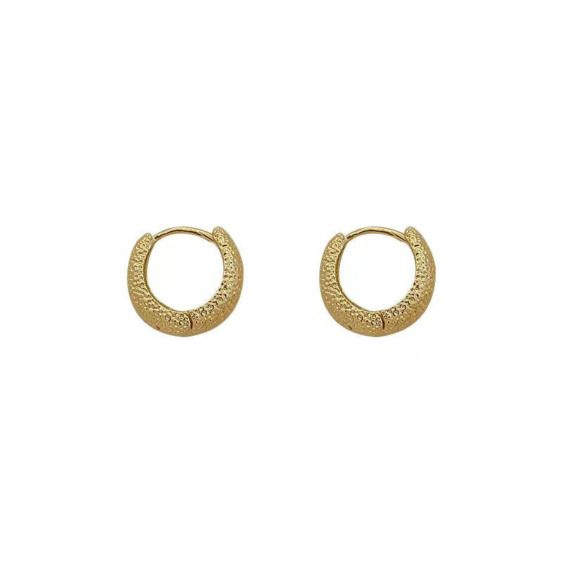 Wholesale Metal Frosted Earrings