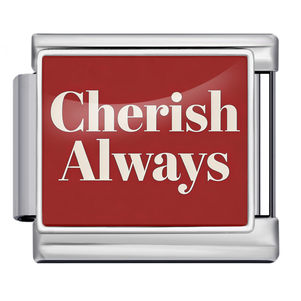 Wholesale 9mm Italian Charm Starter Bracelets DIY Valentine' s Day Heart-Shaped Stainless Steel Composable Bracelet