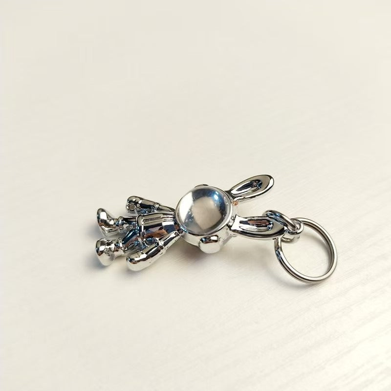 Wholesale Moonstone Space Bunny Keychain