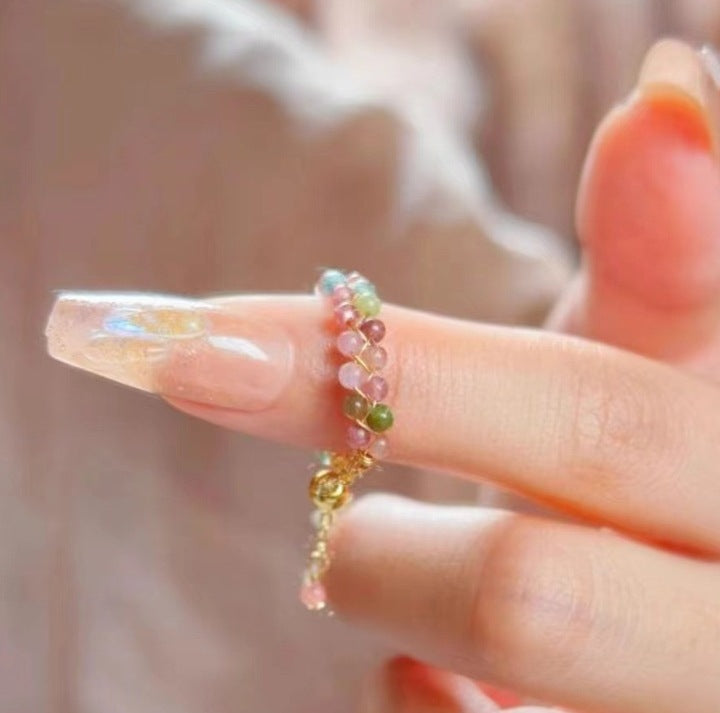 Wholesale  winding pull adjustable female  finger ring