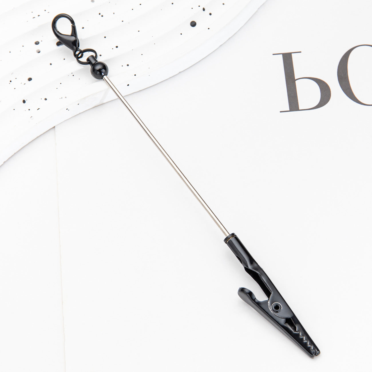 Wholesale diy lobster clasp beaded clip metal  keychain