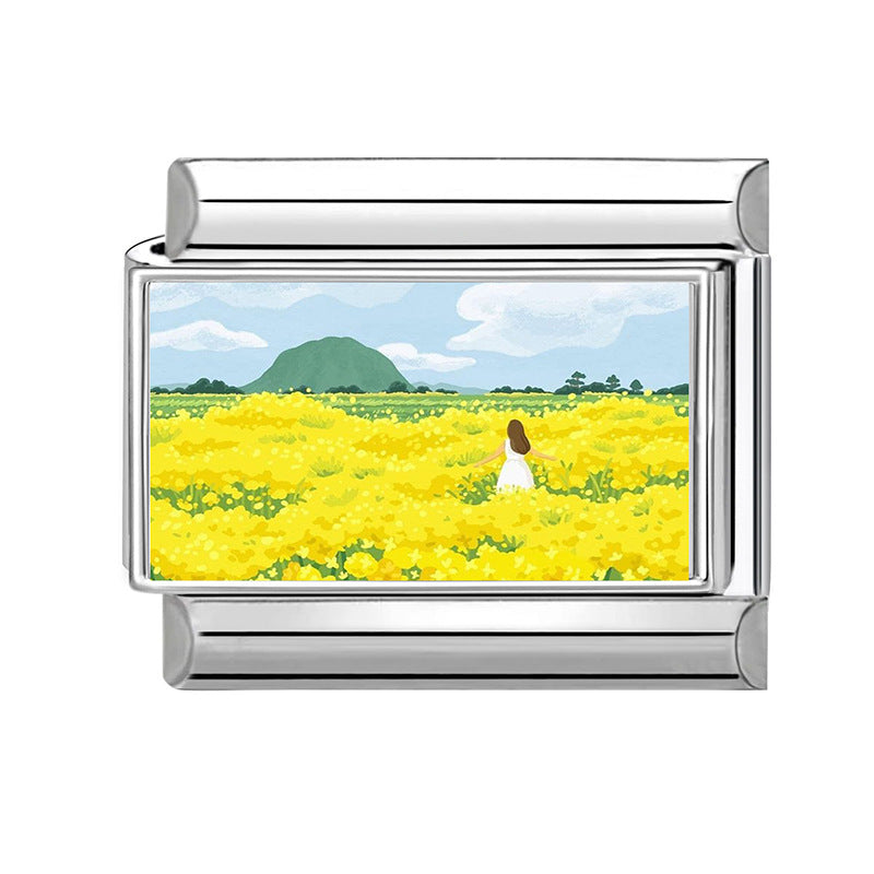 Wholesale Landscape Design DIY Modular Bracelet Kit Fashion Accessory Boutique Resale